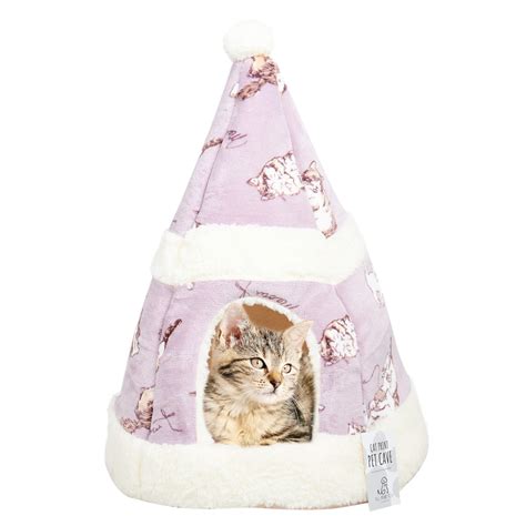 Buy All Fur You Cat Print Cat Cave Bed Cat House For Indoor Cats
