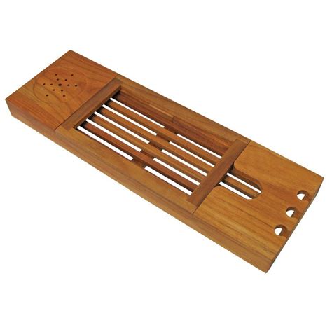 Stores all delivery options same day delivery include out of stock baby bath tubs bath mats bath rugs bath runners contour rugs foot massagers hand. Spa Sensation Teak Bath Caddy | Teak bath, Bathtub caddy ...