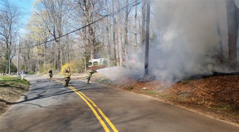 ‘we got very lucky firefighters contain extinguish canoe hill road brush fire [photos