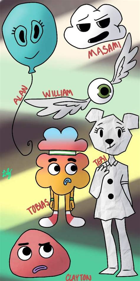Some Tawog Characters Amazing World Of Gumball Amino