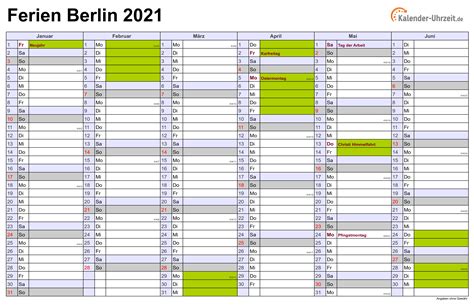 Es ist ein druckfertiges pdf mit 12 seiten im format 21 x 29,7 cm und zusätzlich das ganze auch im a5 format. Ferien Berlin 2021 - Ferienkalender zum Ausdrucken
