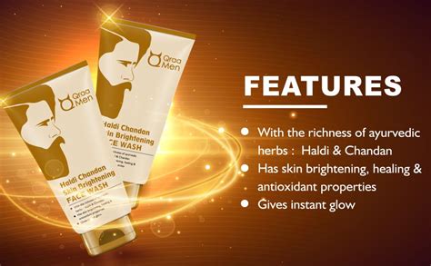 Qraa Haldi Chandan Skin Brightening Lightening Face Wash For Oil Acne