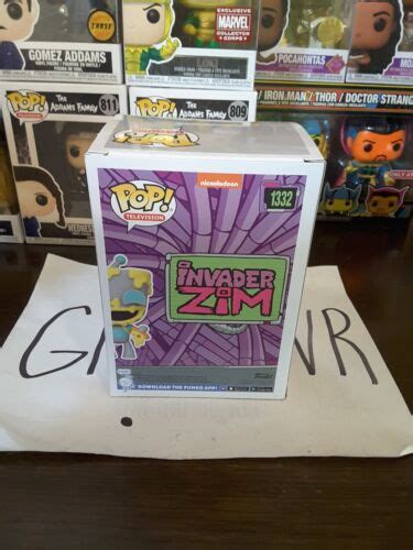 Funko Pop Vinyl Invader Zim Gir Eating Pizza Hot Topic Ht Exclusive 1332 For Sale