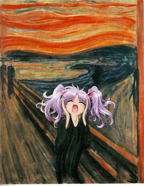 The Scream Painting Animoe