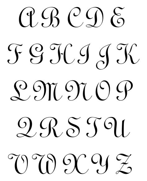 10 Best Font Styles Alphabet Printable Bubble Letter