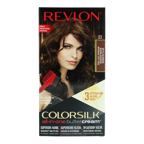 Revlon Colorsilk All In One Buttercream 53 Medium Golden Brown Hair Co
