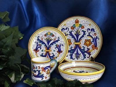 But when i opened the box for the dinnerware set. Tuscan Dinnerware Sets | Deruta Ricco Classic Dinnerware ...