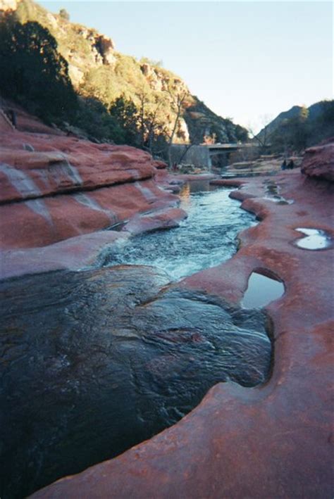 Sedona Az Slide Rock At Oak Creek Canyon Sedona Az