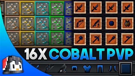 Cobalt 16x Mcpe Pvp Texture Pack Fps Friendly Youtube