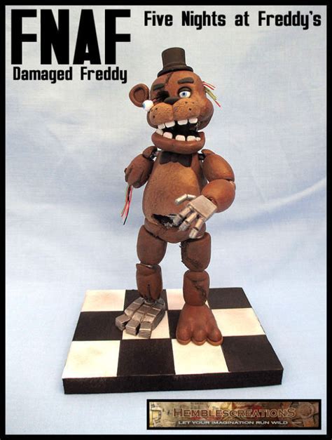Fnaf Damaged Freddy Five Nights At Freddys Custom Statue Bust