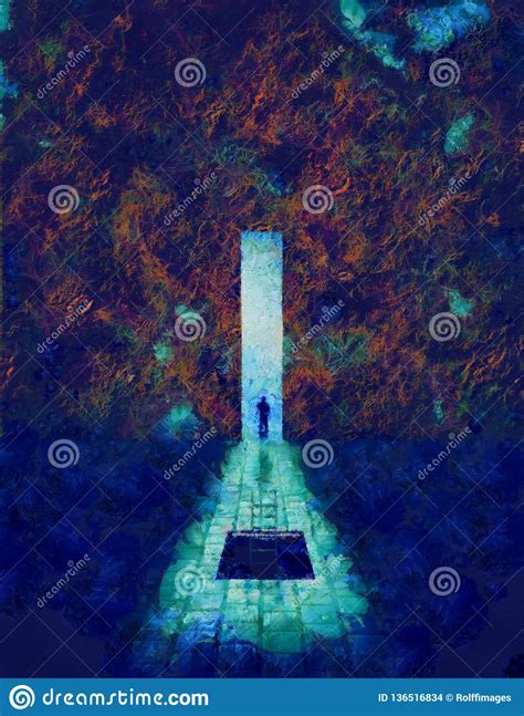 From Darkness To Light Stock Illustration Illustration Of Hole 136516834