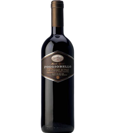 Poggiobello Refosco Dal Peduncolo Rosso Doc 2017 Crivino Wijn Uit