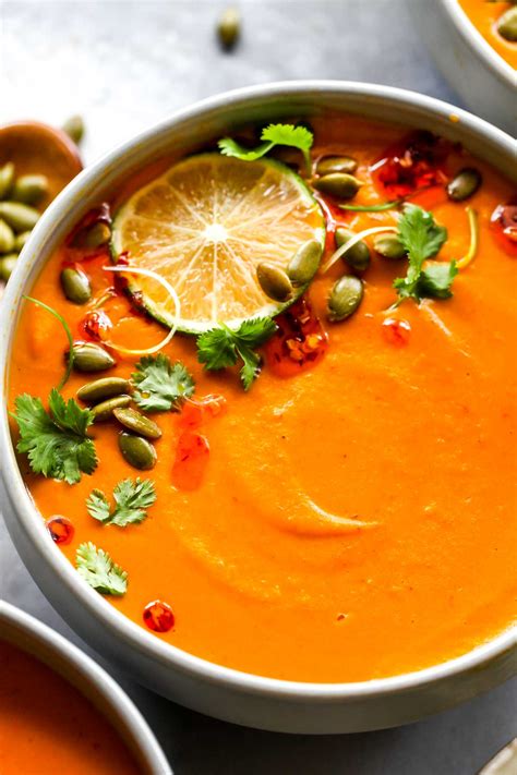 Thai Pumpkin Soup Dishing Out Health