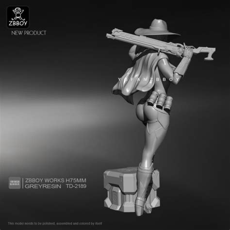 Unpainted 124 75mm Female Resin Beauty Girl Figure Model Kit