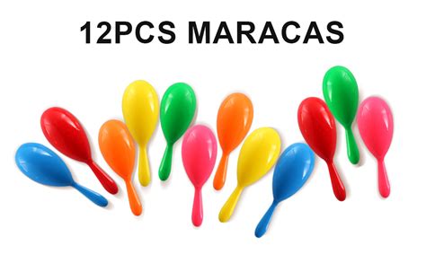 Maracas For Kids Mexican Maraca Neon Colorful Maracas