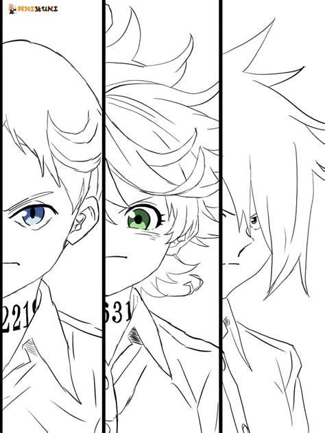 Promised Neverland Coloring Pages