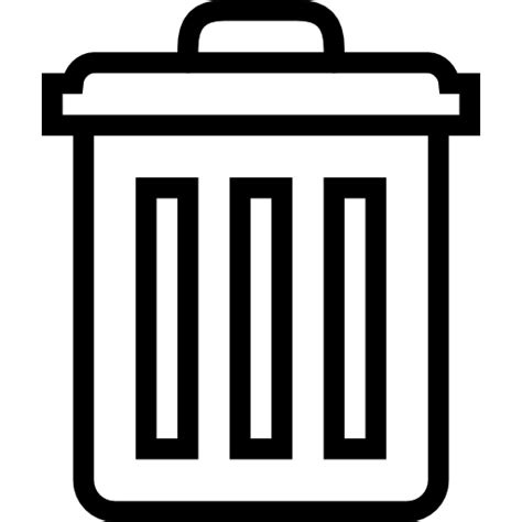 Icon Trash Can Library Png Transparent Background Free Download 28692