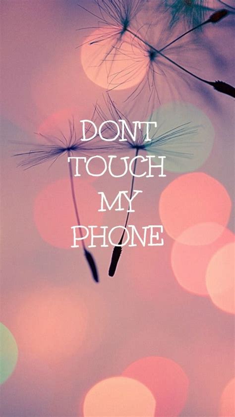 Cute Girly Wallpaper Dont Touch My Phone Cute Wallpapers 2023