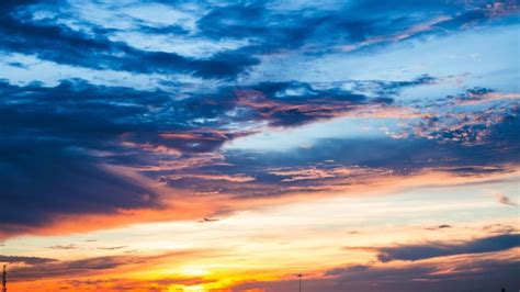 Wallpaper Clouds Porous Sky Sunset Clouds Aesthetic 3840x2160