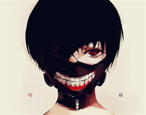 Tokyo Ghoul Ken Kaneki Face Dowload Anime Wallpaper Hd