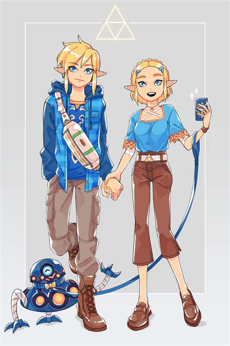 Modern Zelda And Link Rbreathofthewild