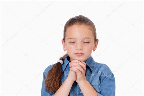 Little Girl Praying — Stock Photo © Wavebreakmedia 11209016
