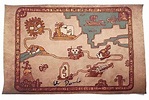 Road to El Dorado Map - Antique Cloth Scroll Movie Map, Hood Pattern ...