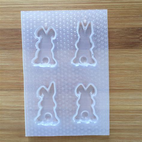 Easter Bunny Mold Resin Molds Rabbit Fondant Mould Bunny Etsy
