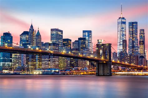 Lower Manhattan Skyline Wunderbares Leinwandbild Photowall