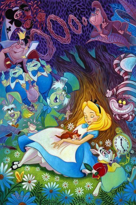 Alice Sleeping Disney Kunst Arte Disney Disney Alice Wonderland Quotes Adventures In
