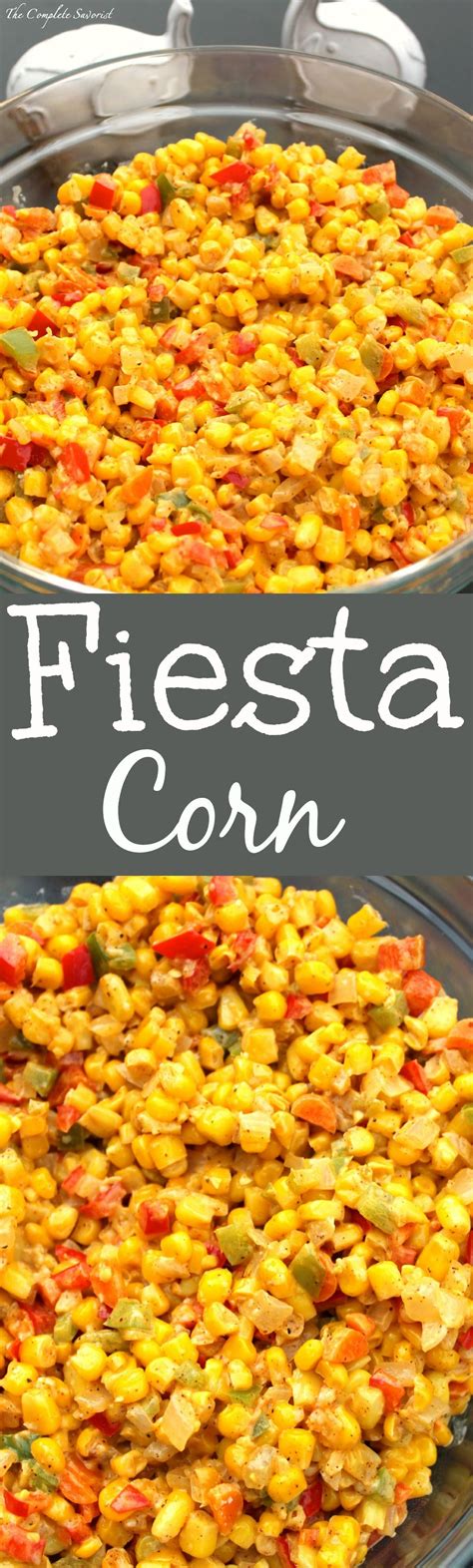 Fiesta Corn ~ Corn Bell Peppers Carrots And Onions