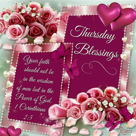 Thursday Blessings 1 Corinthians 25 Your Faith Should Be In The