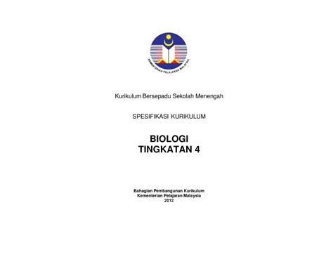 Share & embed buku teks sejarah tingkatan 4. Calaméo - HURAIAN SUKATAN PELAJARAN BIOLOGI TINGKATAN 4