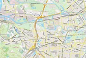 Schloss Charlottenburg-Stadtplan mit Luftaufnahme und Unterkünften von ...