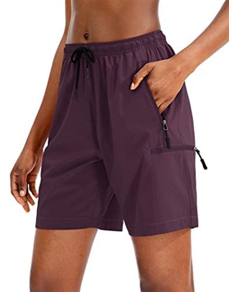 Santiny Womens Hiking Cargo Shorts Quick Dry Lightweight Summer Shorts