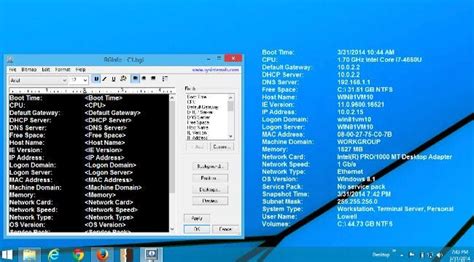 Sysinternals Pro Using Bginfo To Display System Information On The Desktop