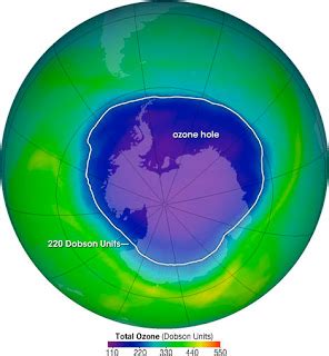 Northern and southern poles where holes open in layer. ENVIRONMENTAL ENGINEERING SOLUTION: Thinning of ozone ...