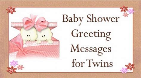 Funny baby shower card messages. Baby Shower Greeting Messages for Twins