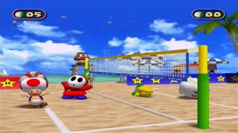 Mario Party 4 Extra Room Beach Volley Folly Free Mode Part 3