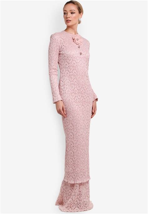 Jdida Baju Kurung Dress From Rizalman For Zalora In Pink1 Fashion