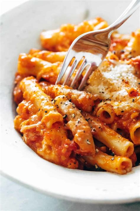 three cheese baked ziti recipe pinch of yum