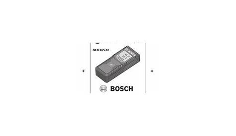bosch glm165-40 manual