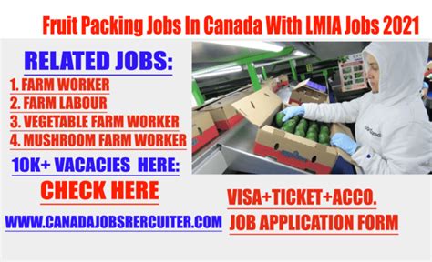 Fruit Packing Jobs In Canada With Lmia Jobs 2022 With Salary