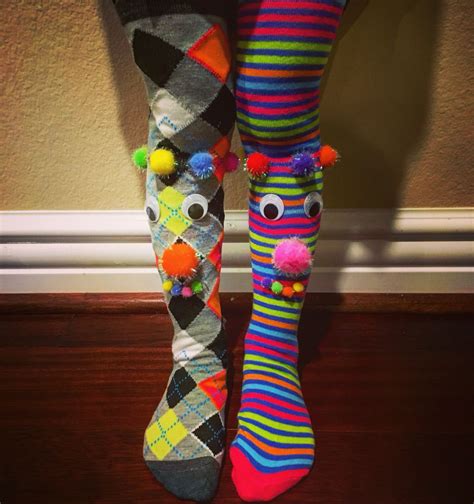 Crazy Sock Day Calcetines Locos Manualidades Disfraces Locos