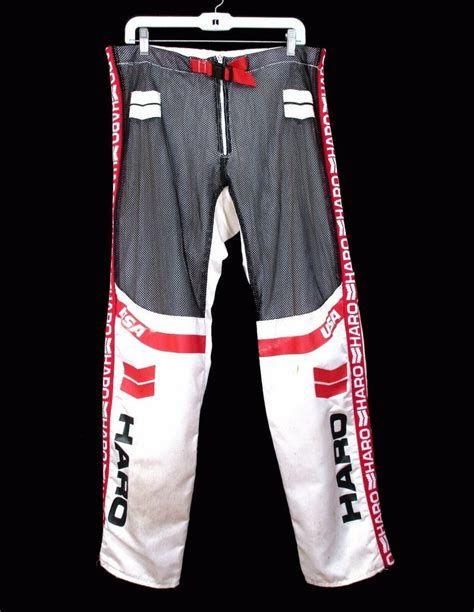 Vintage Haro Mode 3 Racing Pants Size 34 Bmx Mesh Freestyle Racing Old