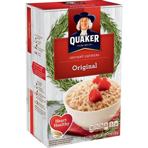 Quaker Original Heart Healthy Oatmeal Obx Grocery Stockers