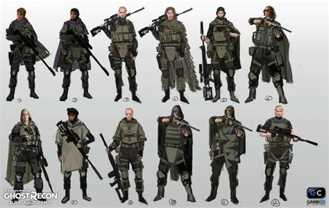 Artstation Ghost Recon Breakpoint Character Concept Art Lucille