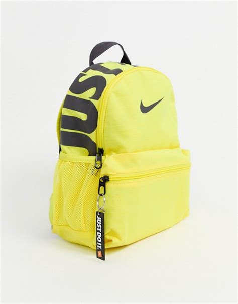 Nike Just Do It Mini Backpack In Yellow Asos
