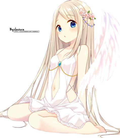 anime girl angel render chica anime kawaii dibujo de chica manga