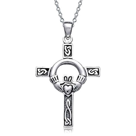 Jewelry Celtic Knot Irish Viking Eternal Trinity Claddagh Cross